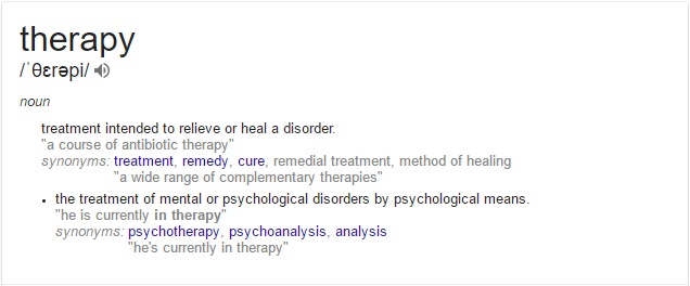therapy definition